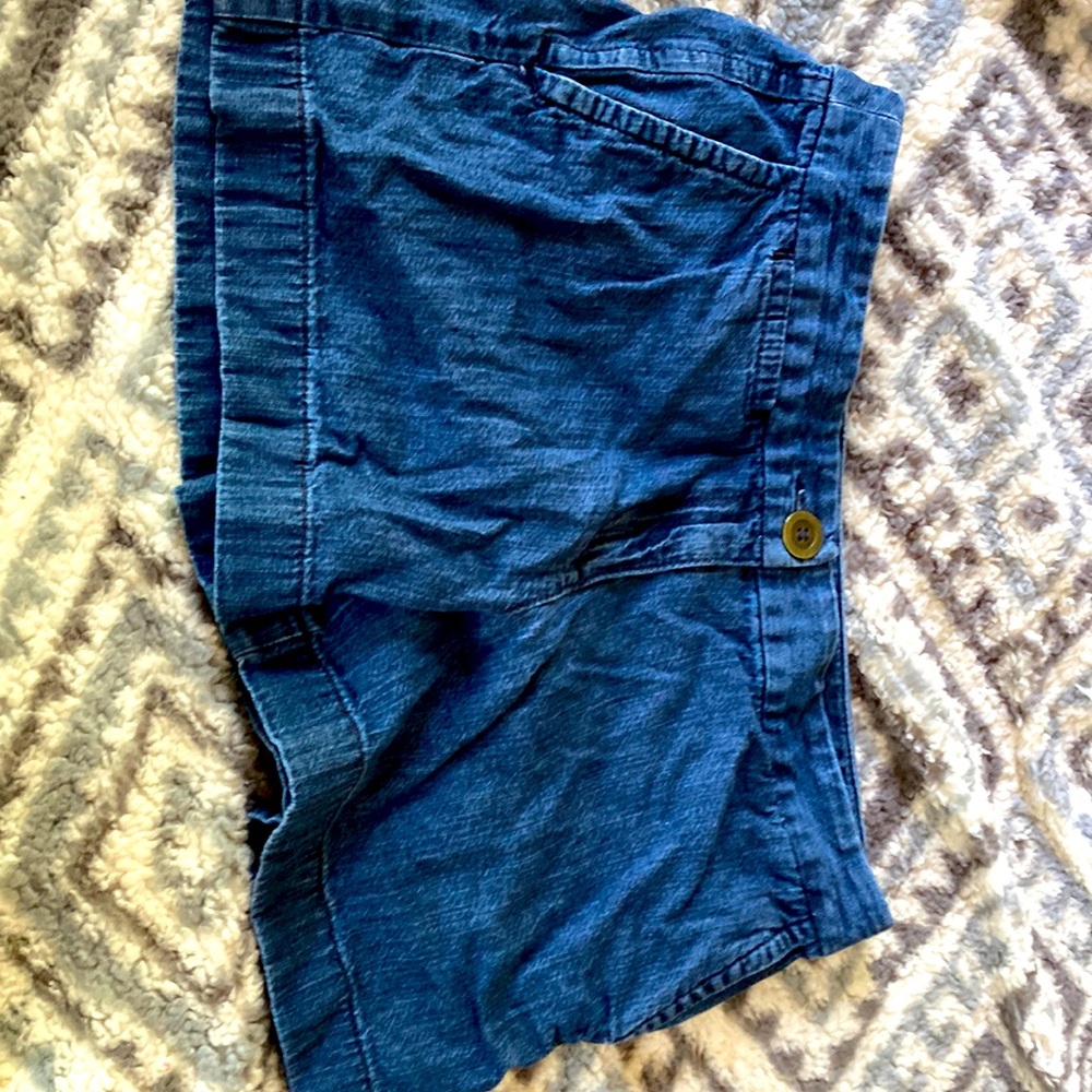 Denim, Blue, Ann Taylor - LOFT, Jean Shorts, Gently used, 100% cotton
